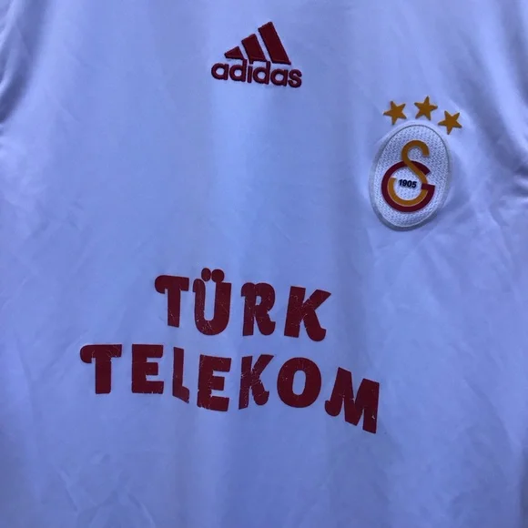 Vintage Galatasaray Adidas Turk Telekom Home Soccer Jersey Size Large - Picture 4 of 8